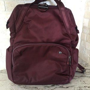 PacSafe CitySafe CX Anti-Theft Backpack - Burgandy